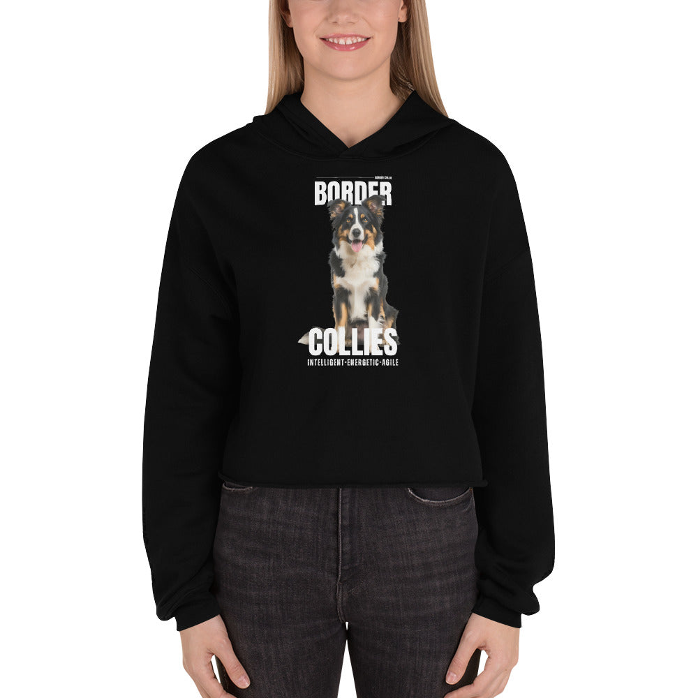 Border Collie Crop Hoodie