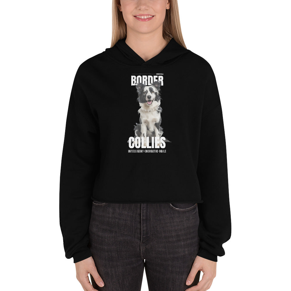 Border Collie Crop Hoodie