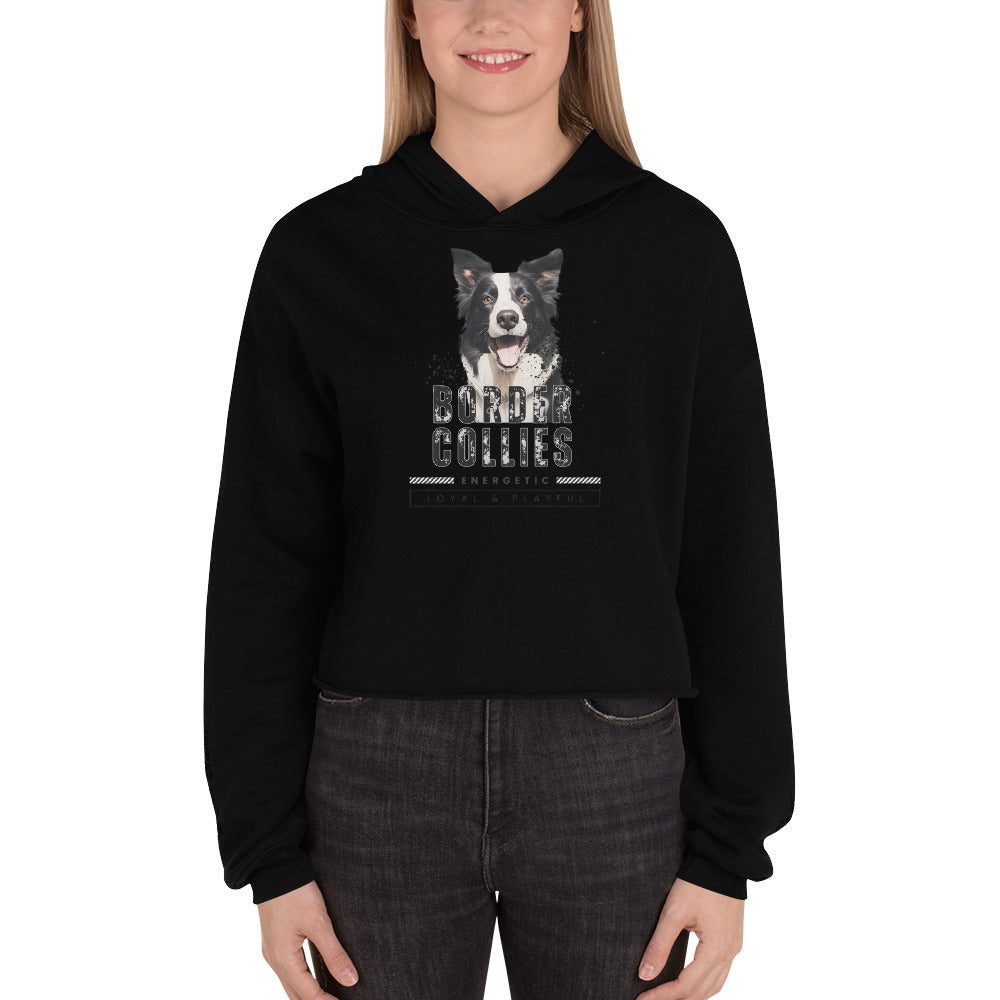 Border Collie Crop Hoodie