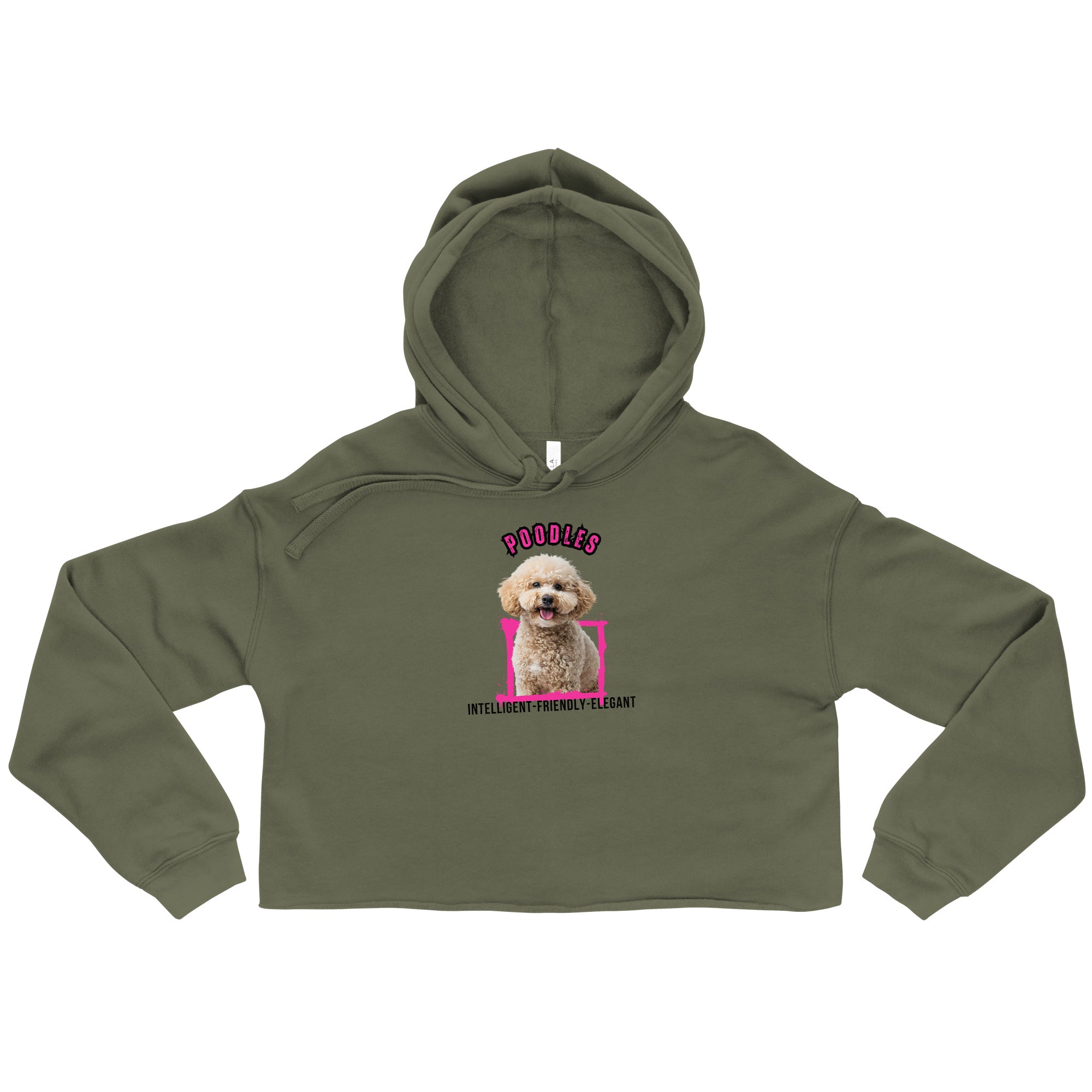 Poodle Crop Hoodie