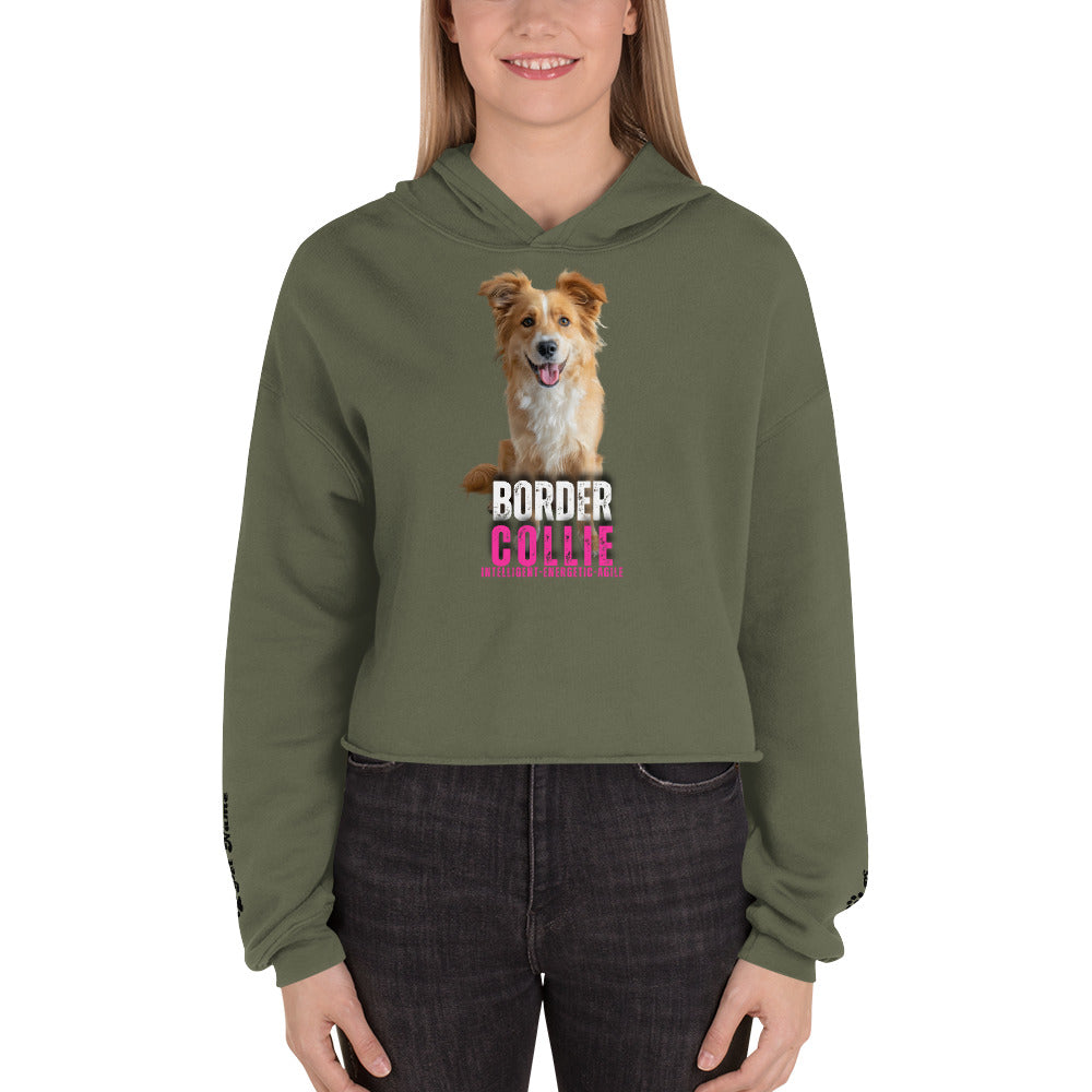 Border Collie Crop Hoodie