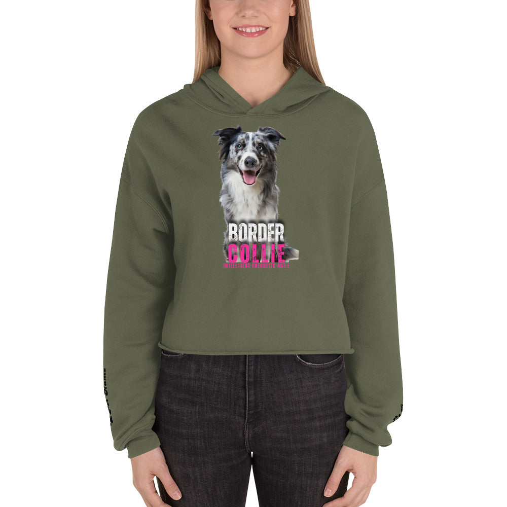 Border Collie Crop Hoodie