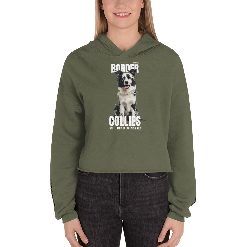 Border Collie Crop Hoodie