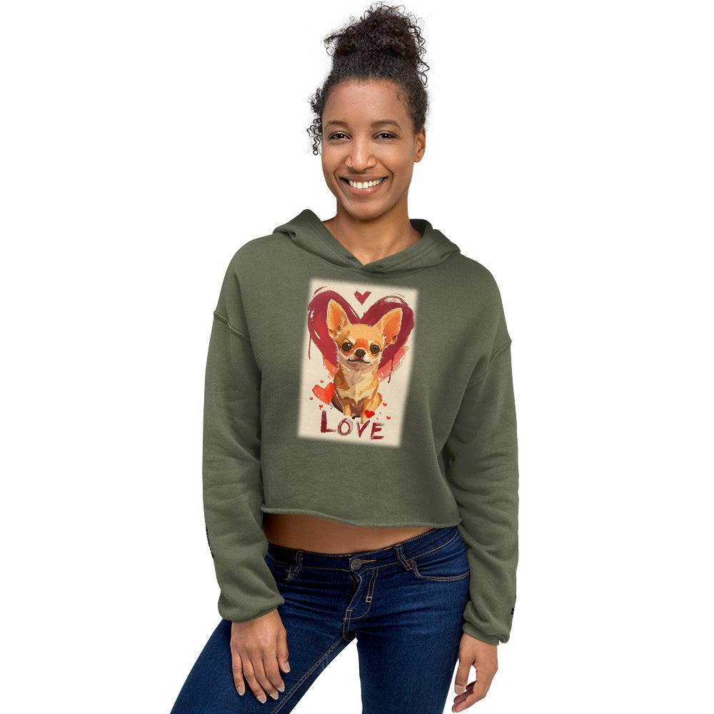 Chihuahua Crop Hoodie