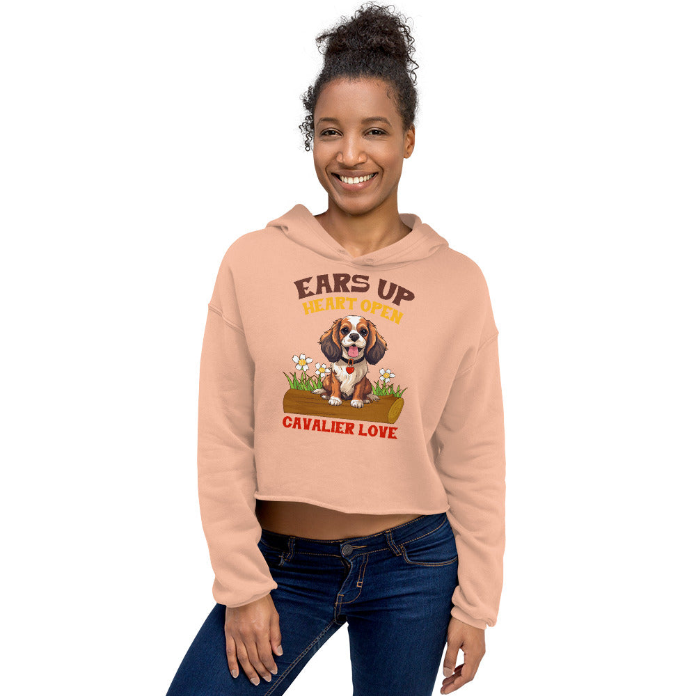 Cavalier King Charles Crop Hoodie