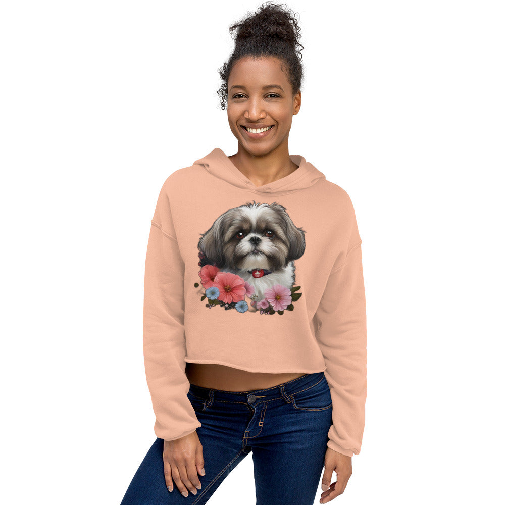 Shih-tzu Crop Hoodie