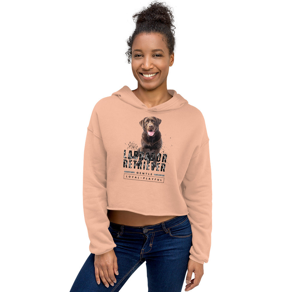 Labrador Retriever Crop Hoodie