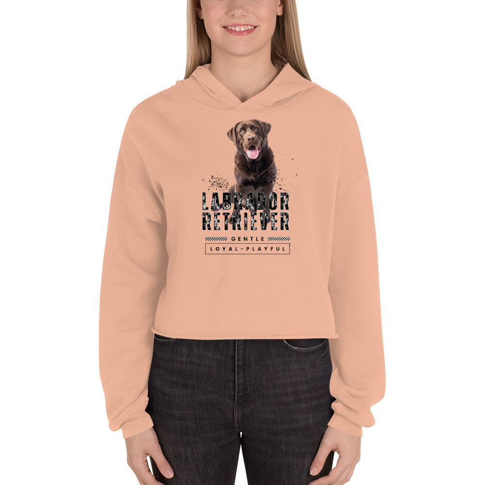 Labrador Retriever Crop Hoodie