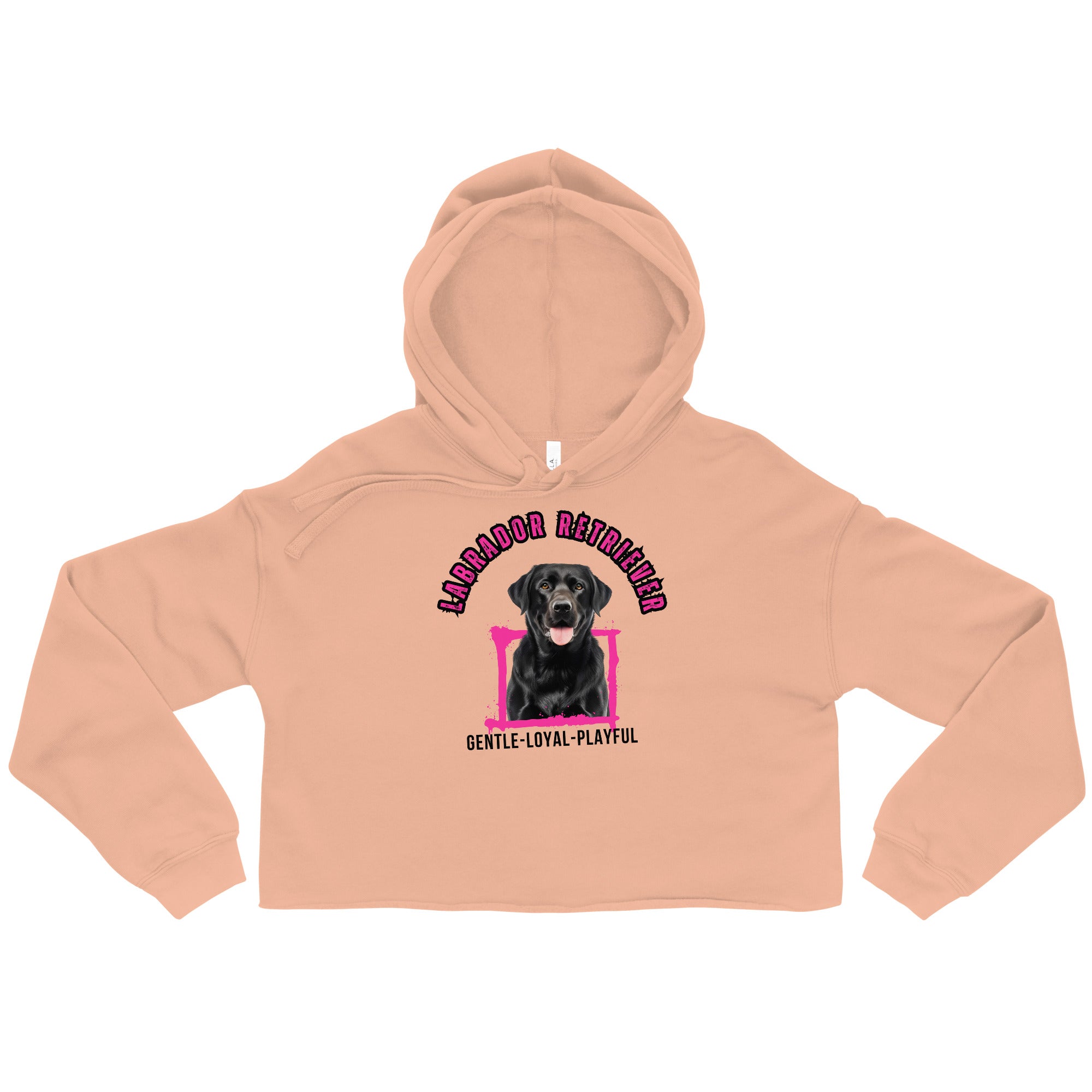 Labrador Retriever Crop Hoodie