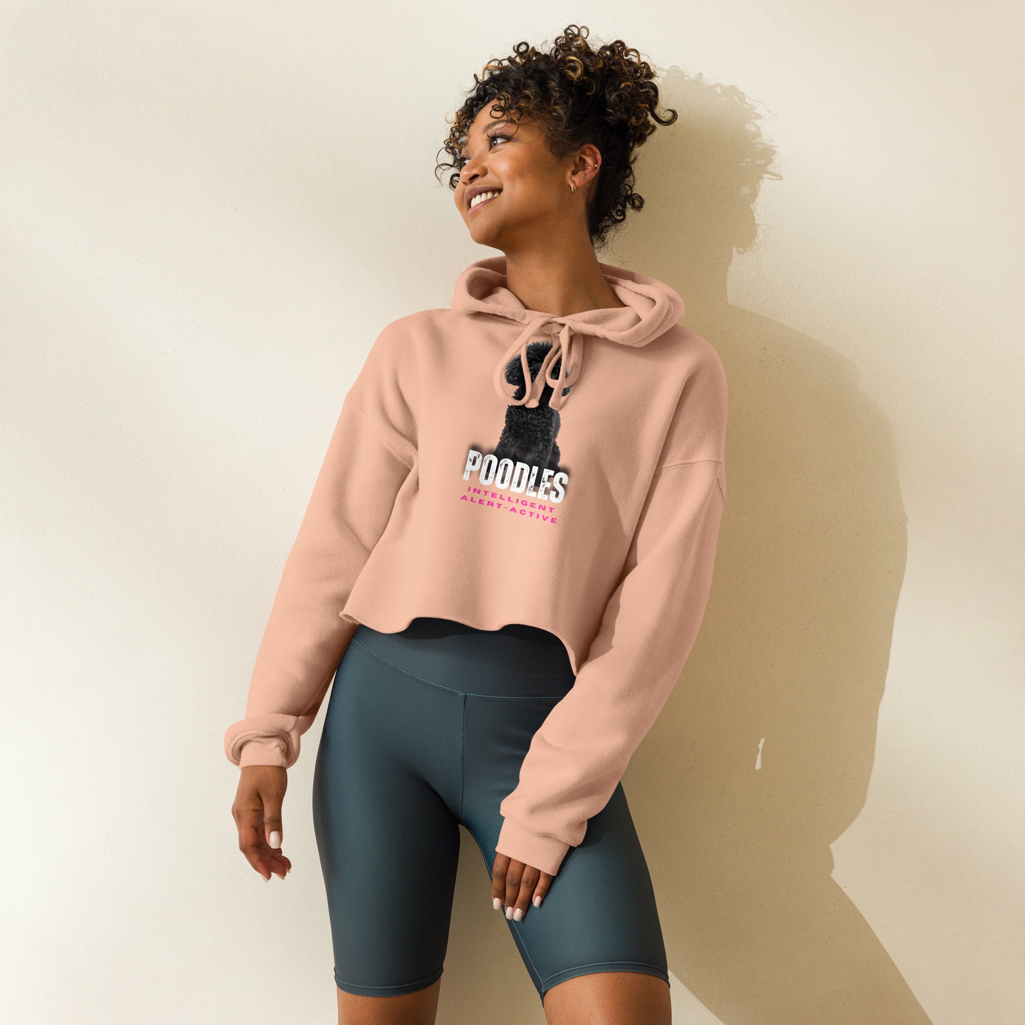 Poodle Crop Hoodie