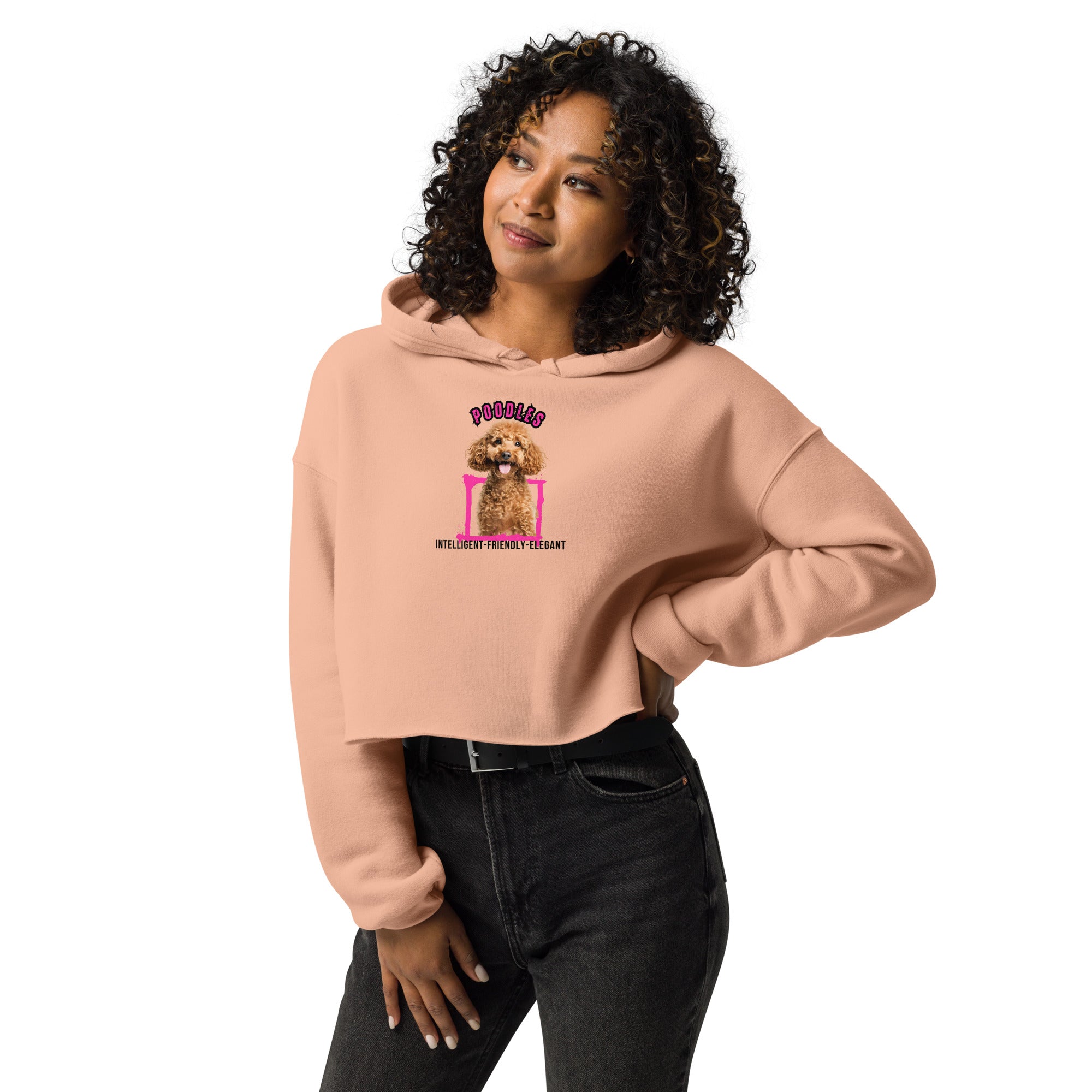 Poodle Crop Hoodie