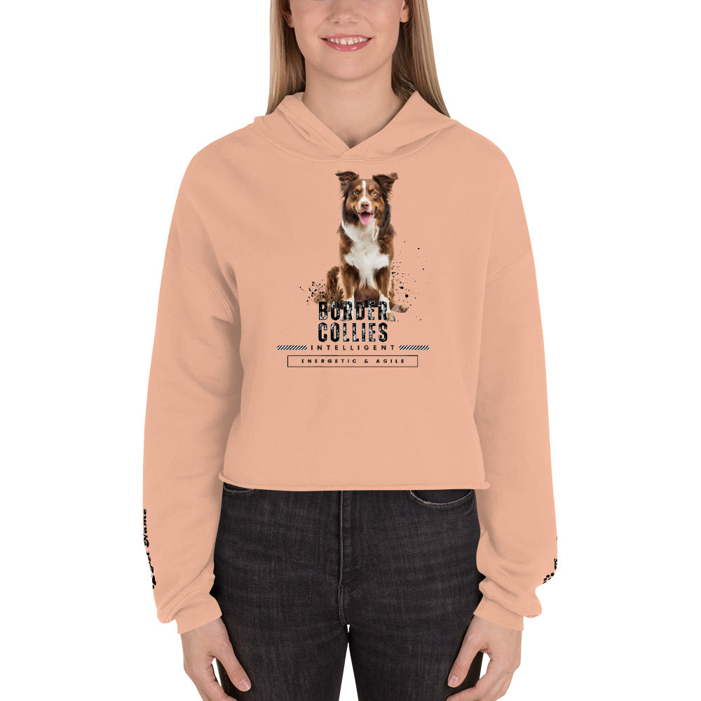 Border Collie Crop Hoodie