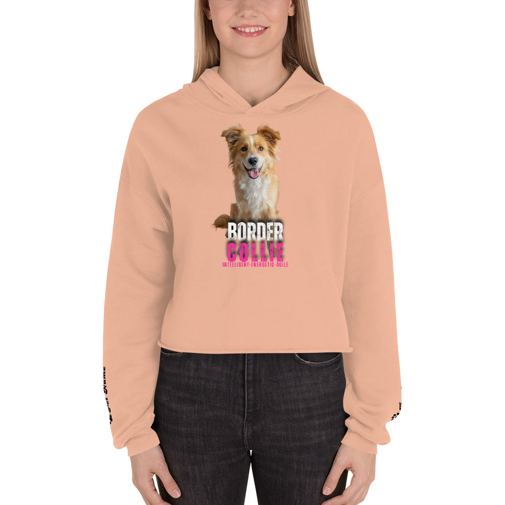 Border Collie Crop Hoodie