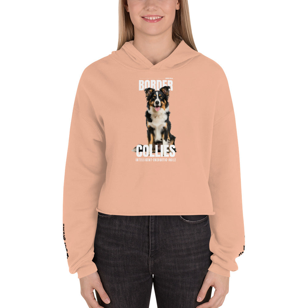 Border Collie Crop Hoodie