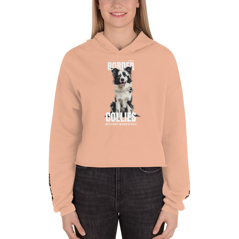 Border Collie Crop Hoodie