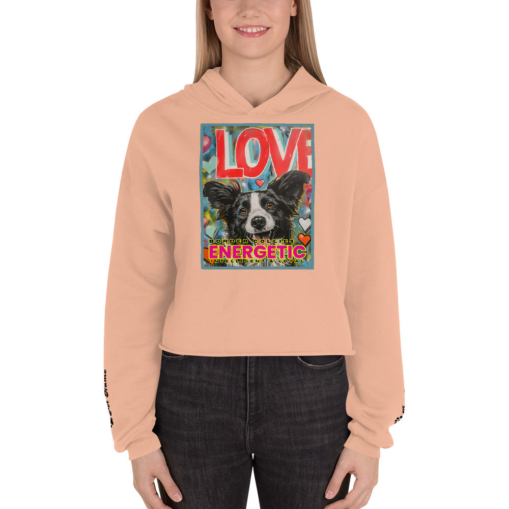 Border Collie Crop Hoodie