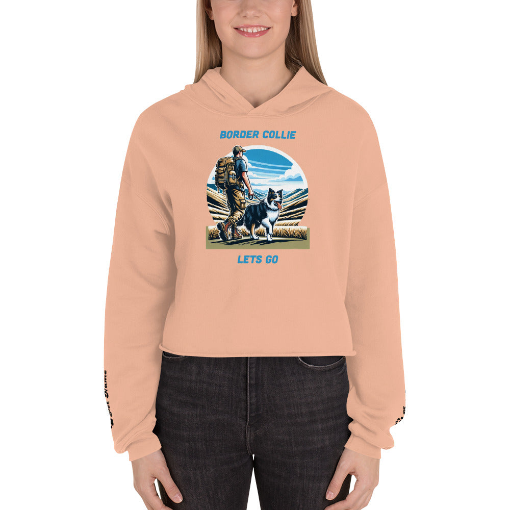 Border Collie Crop Hoodie