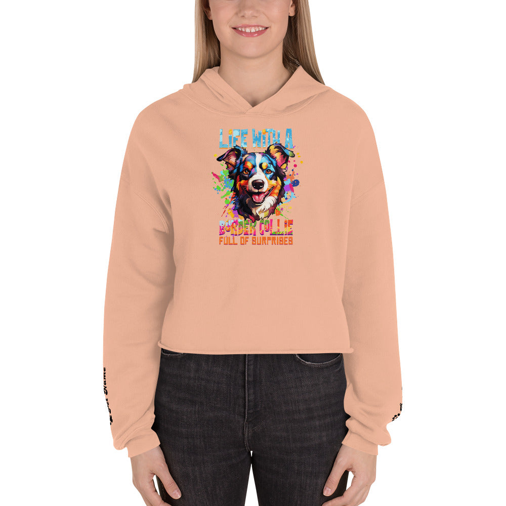 Border Collie Crop Hoodie