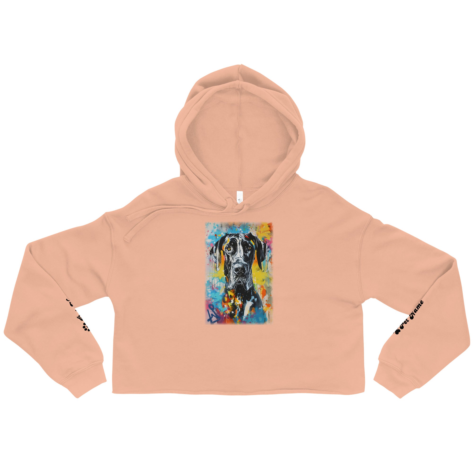 Great Dane Crop Hoodie