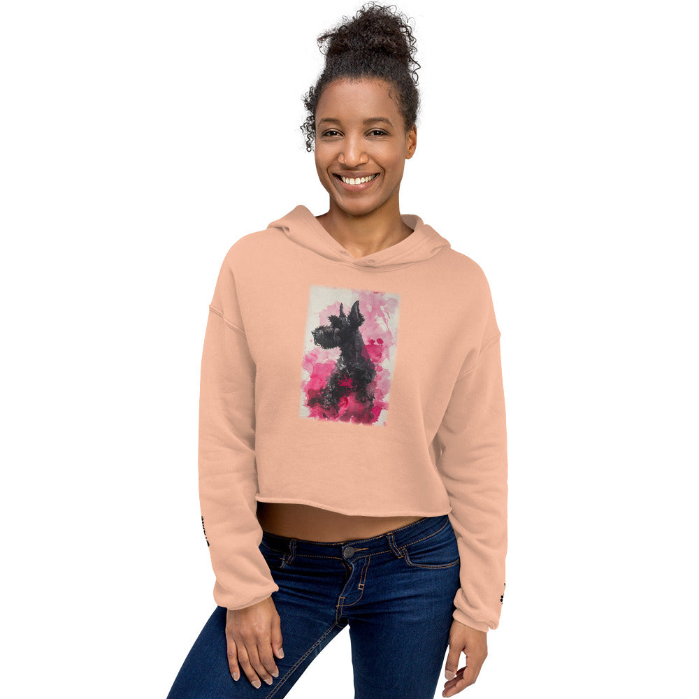 Kerry Blue Terrier Crop Hoodie