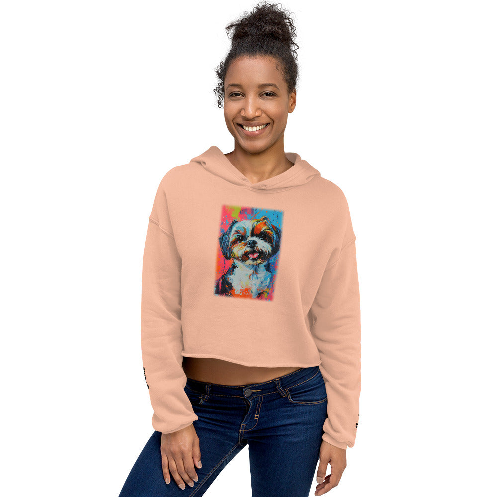 Shih Tzu Crop Hoodie