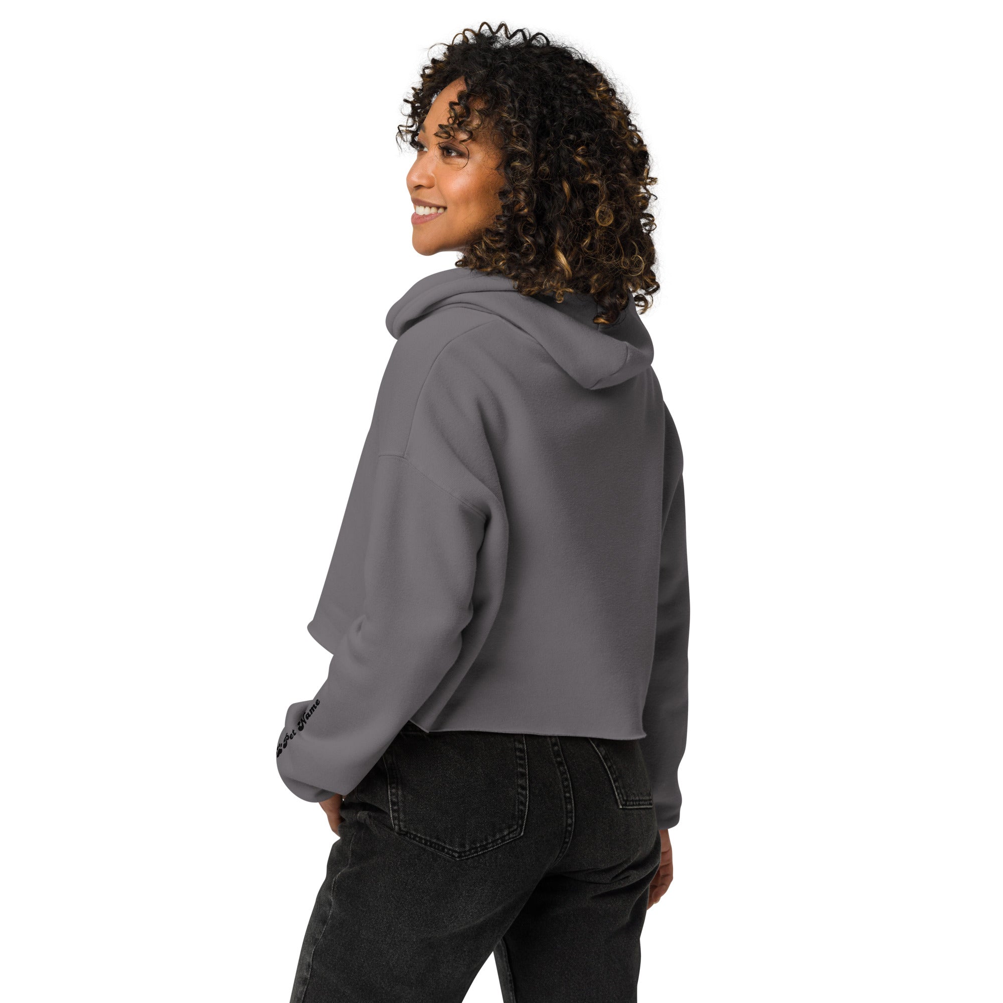 Flat Coated Retriever Crop Hoodie