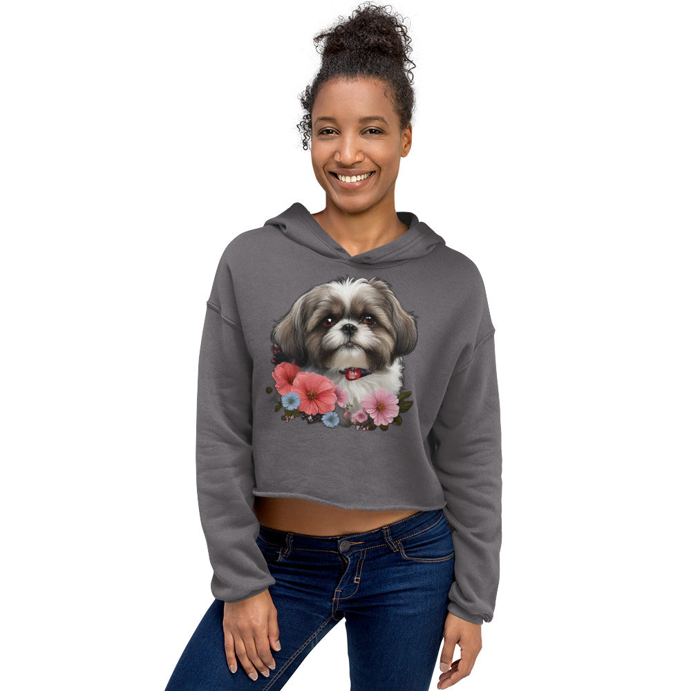 Shih-tzu Crop Hoodie