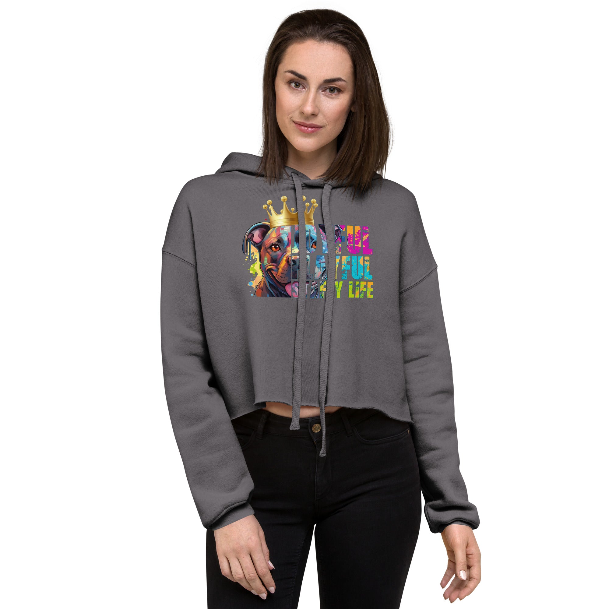 Staffordshire Bull Terrier Crop Hoodie