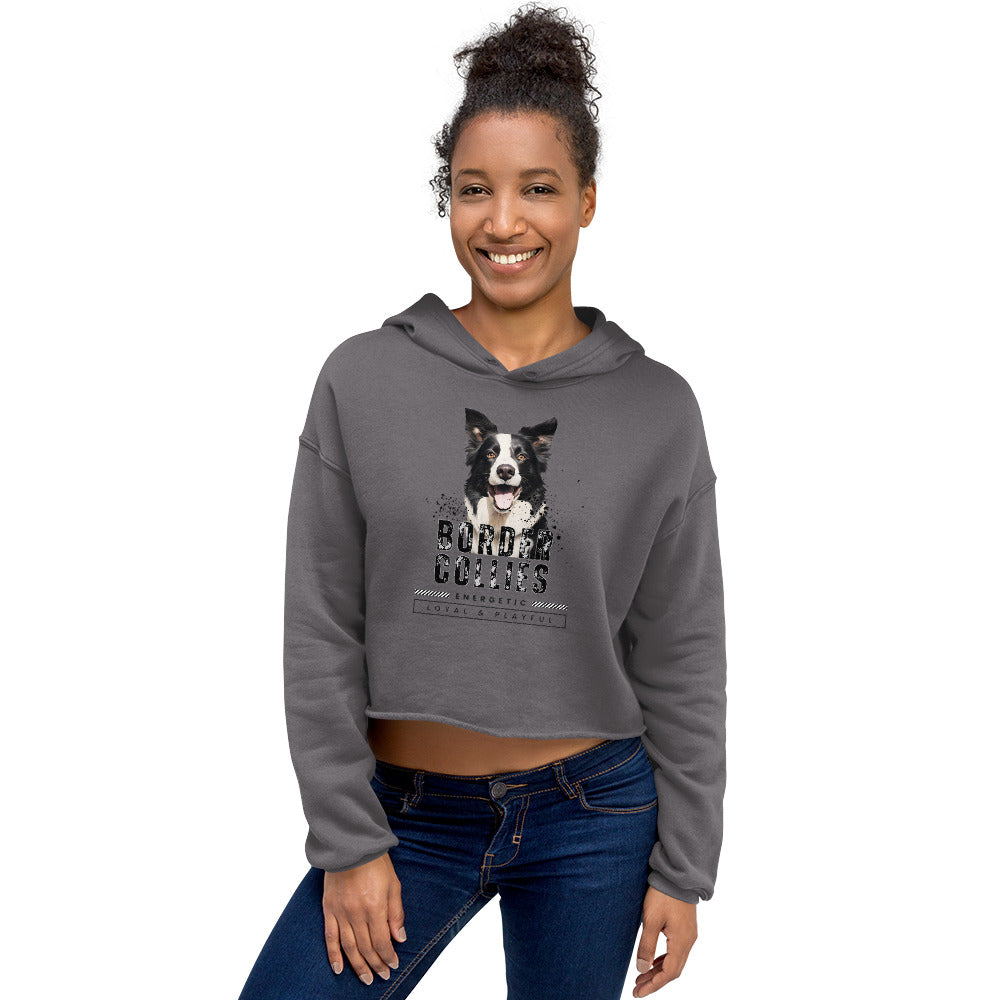 Border Collie Crop Hoodie