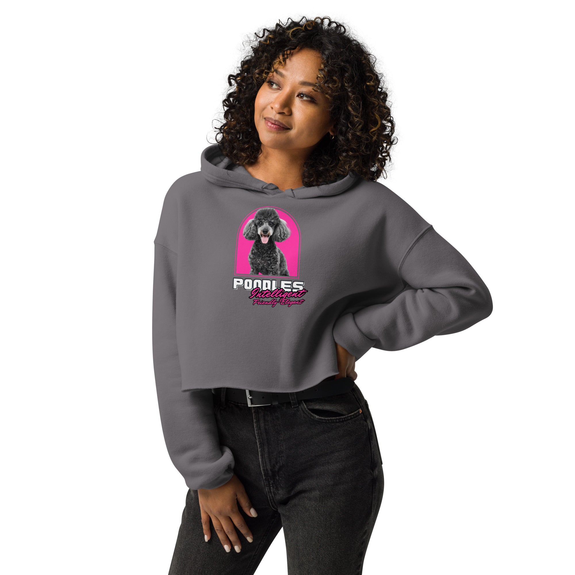 Poodle Crop Hoodie