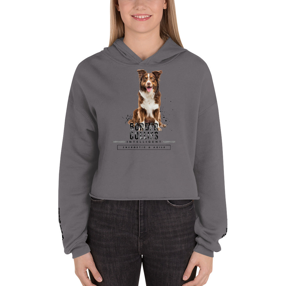 Border Collie Crop Hoodie