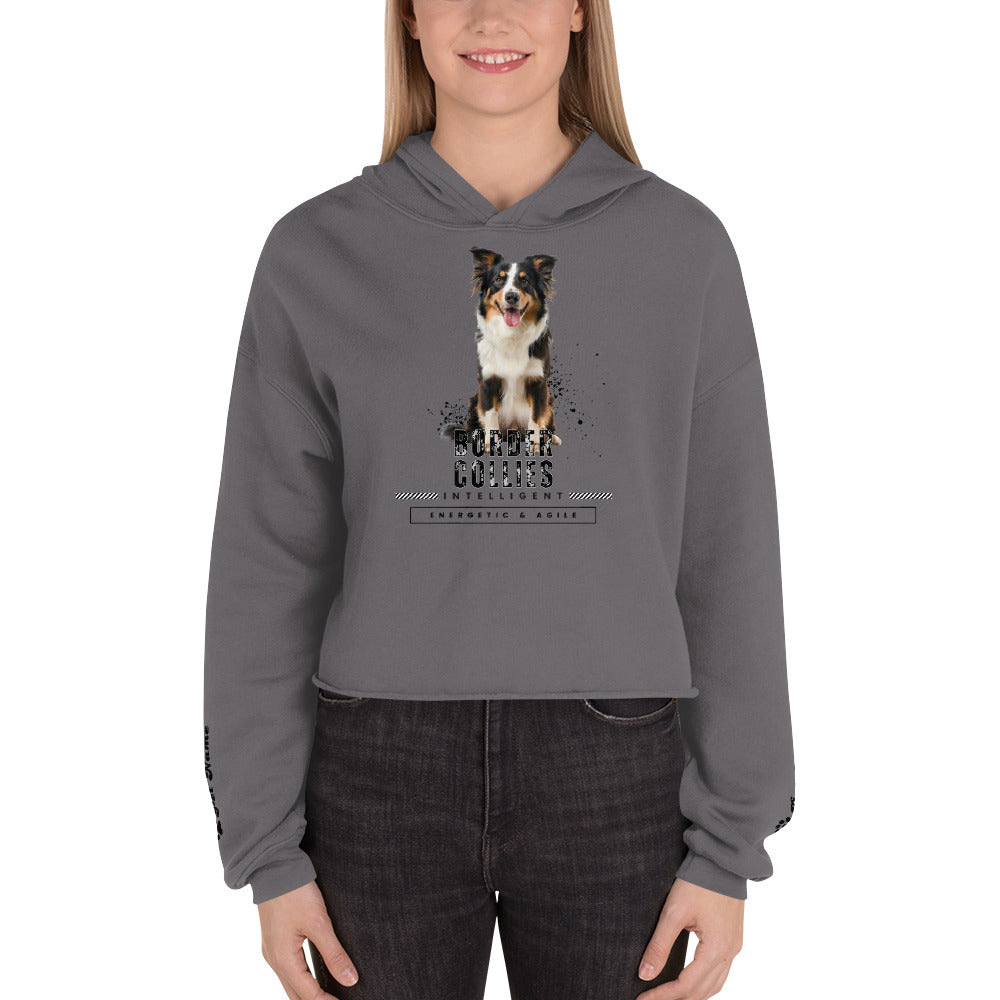 Border Collie Crop Hoodie