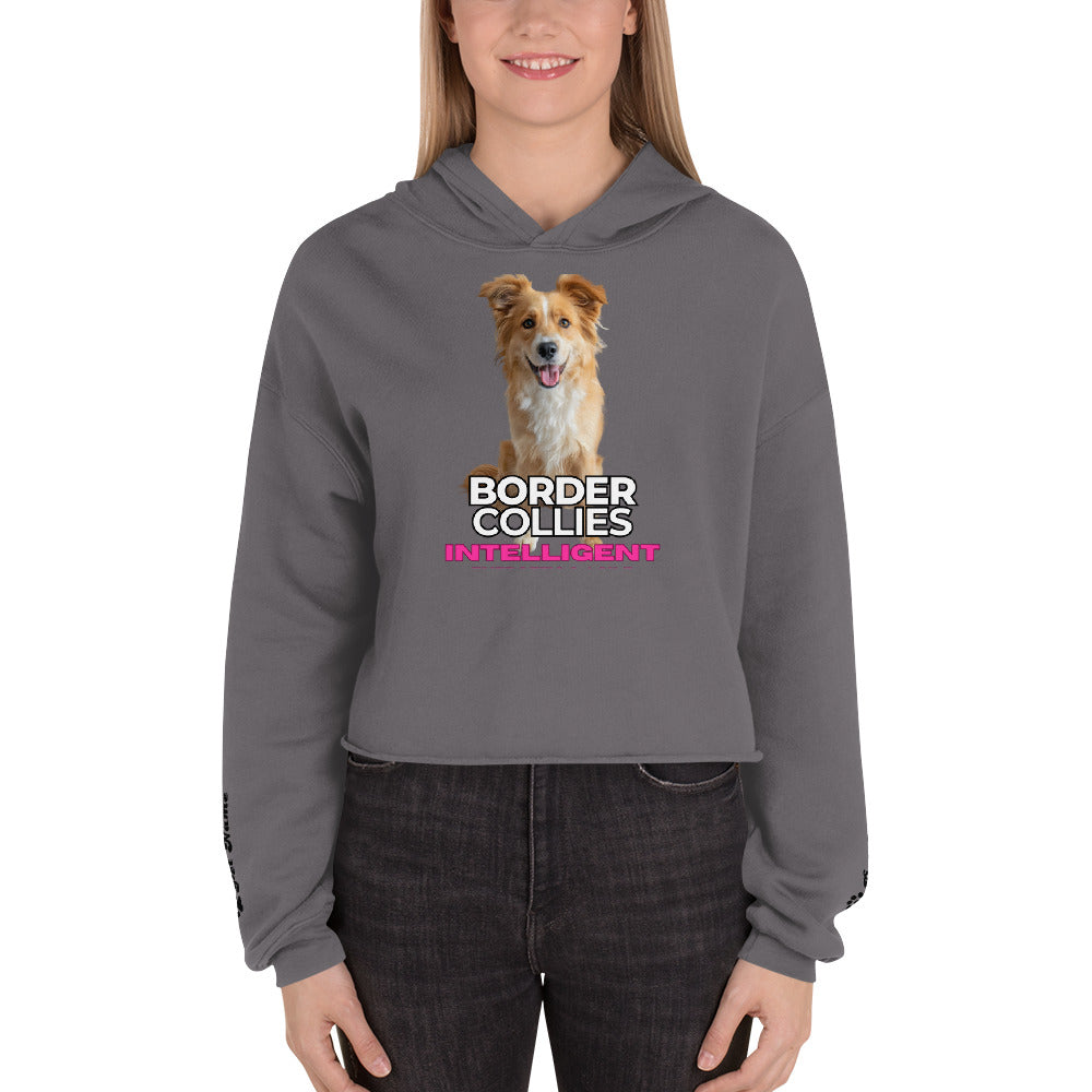 Border Collie Crop Hoodie