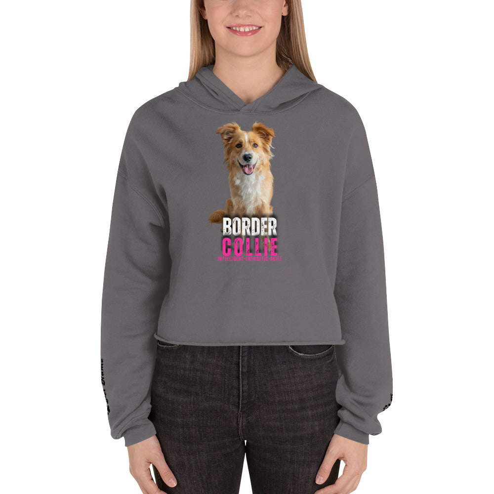 Border Collie Crop Hoodie