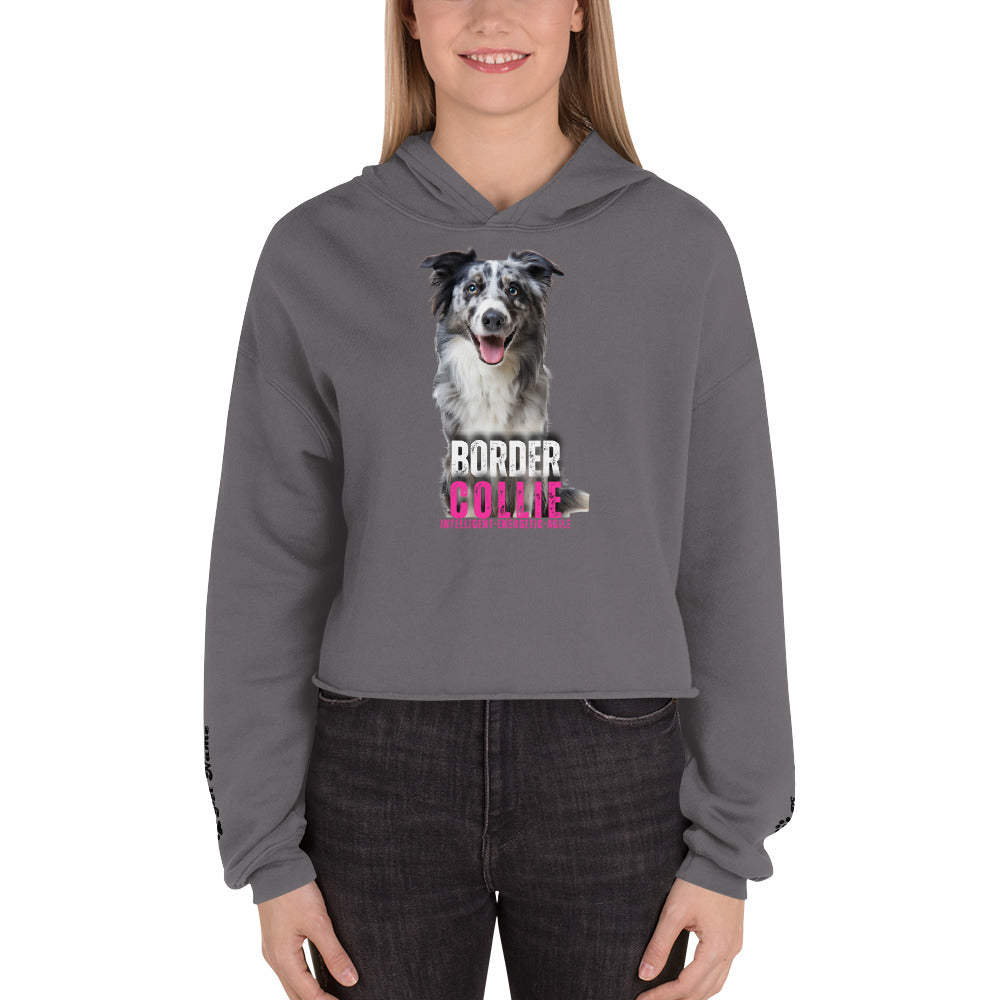 Border Collie Crop Hoodie