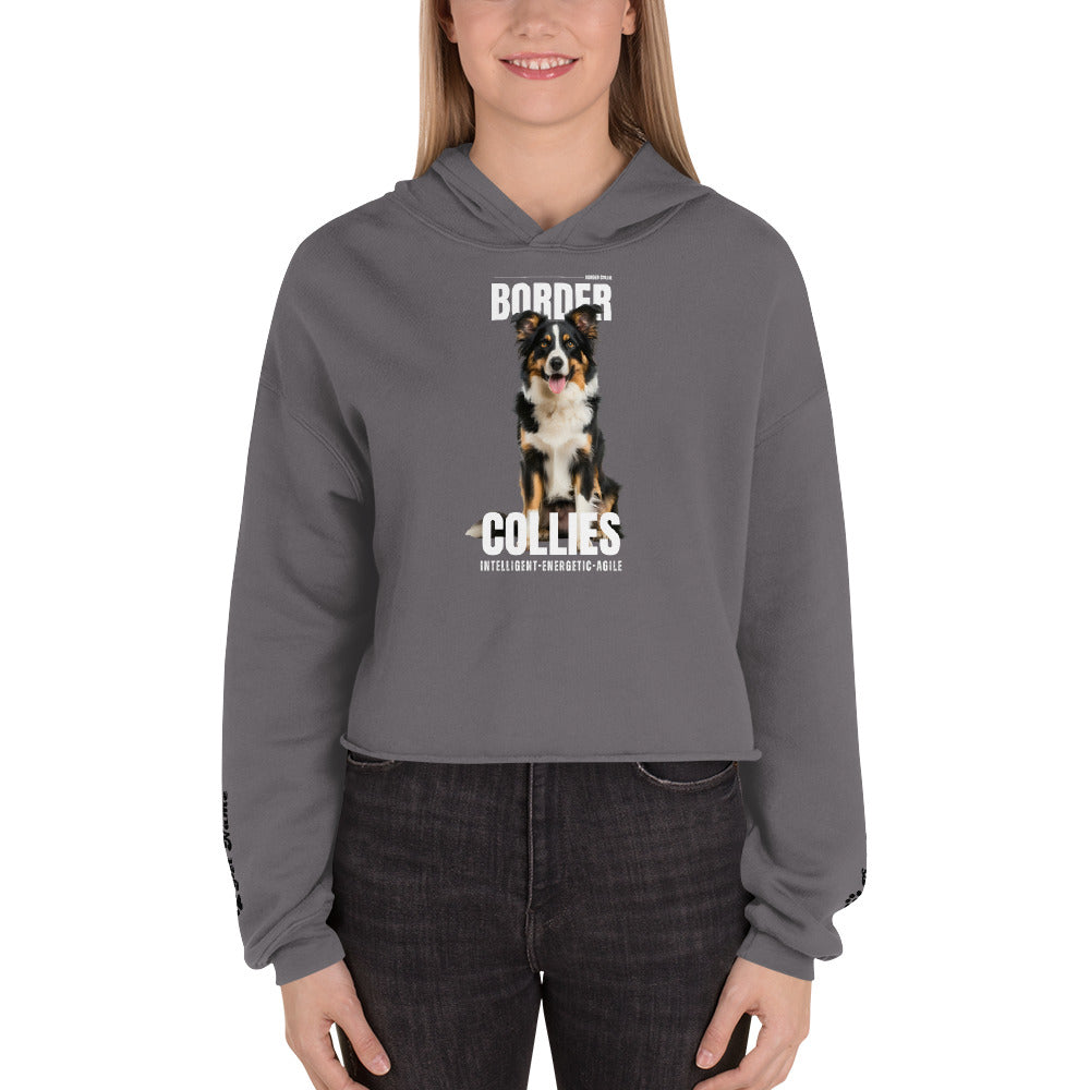 Border Collie Crop Hoodie