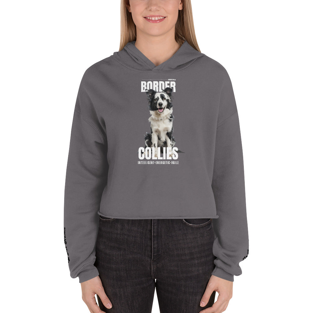 Border Collie Crop Hoodie