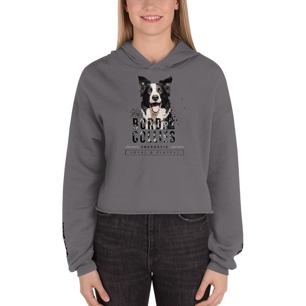 Border Collie Crop Hoodie