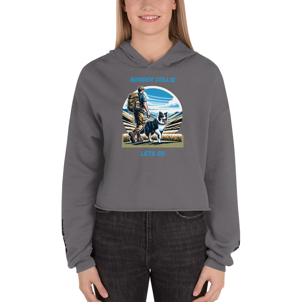 Border Collie Crop Hoodie