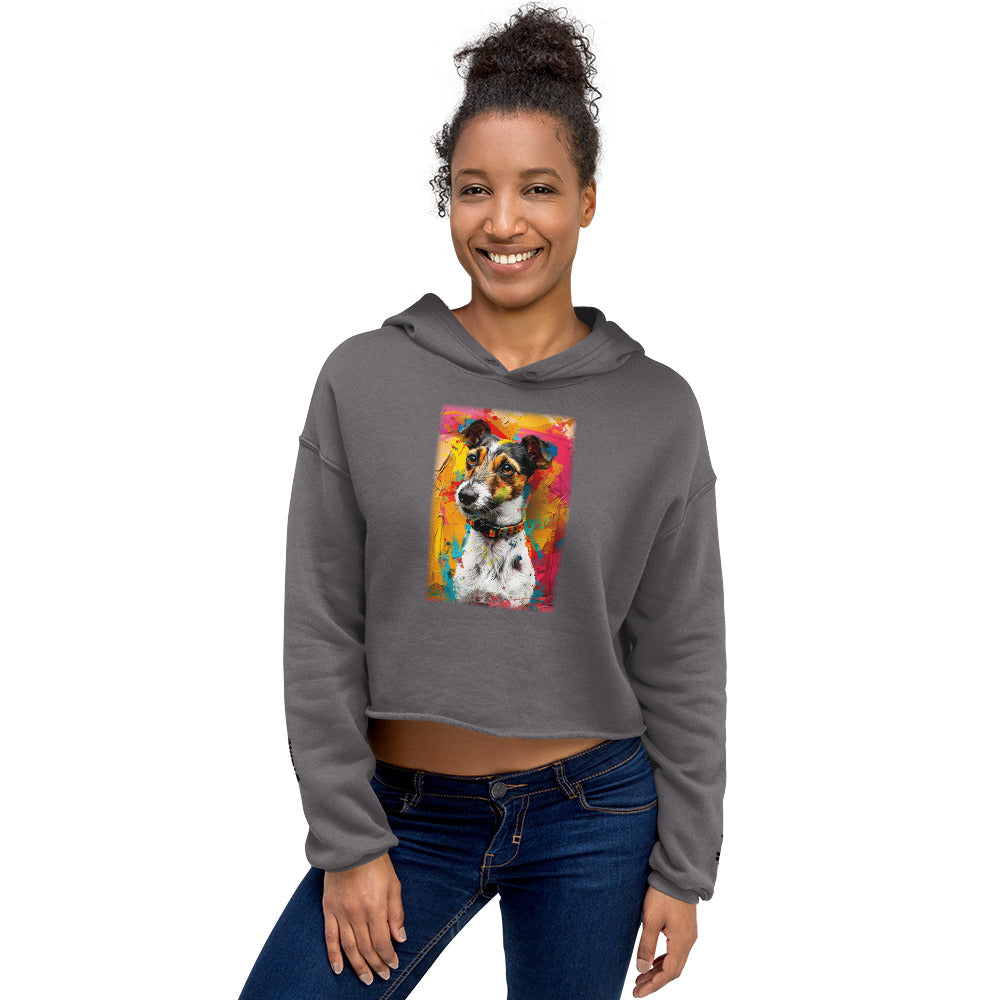 Fox Terrier-Smooth Crop Hoodie