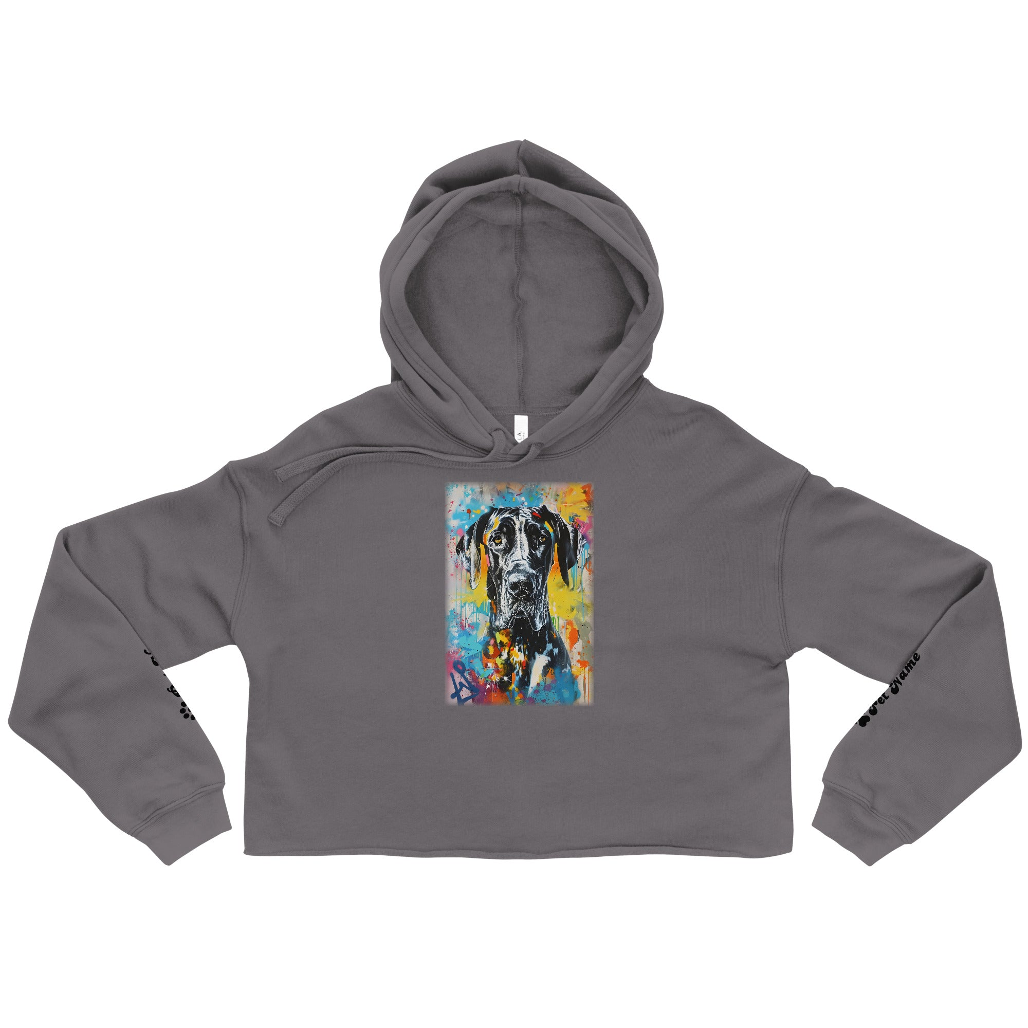 Great Dane Crop Hoodie