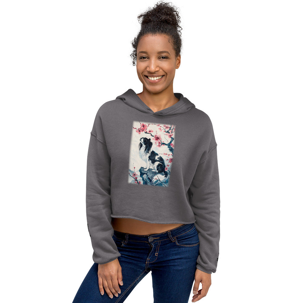 Japanese Chin Crop Hoodie