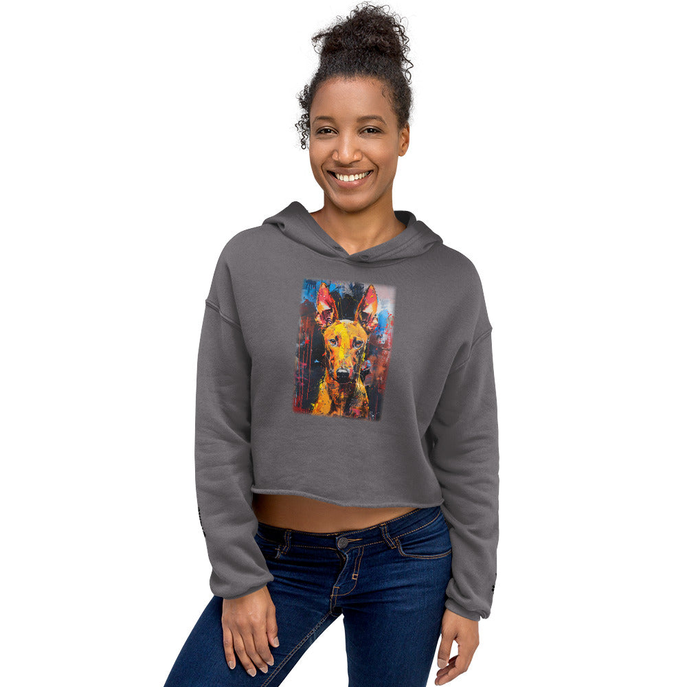 Pharaoh Hound Crop Hoodie