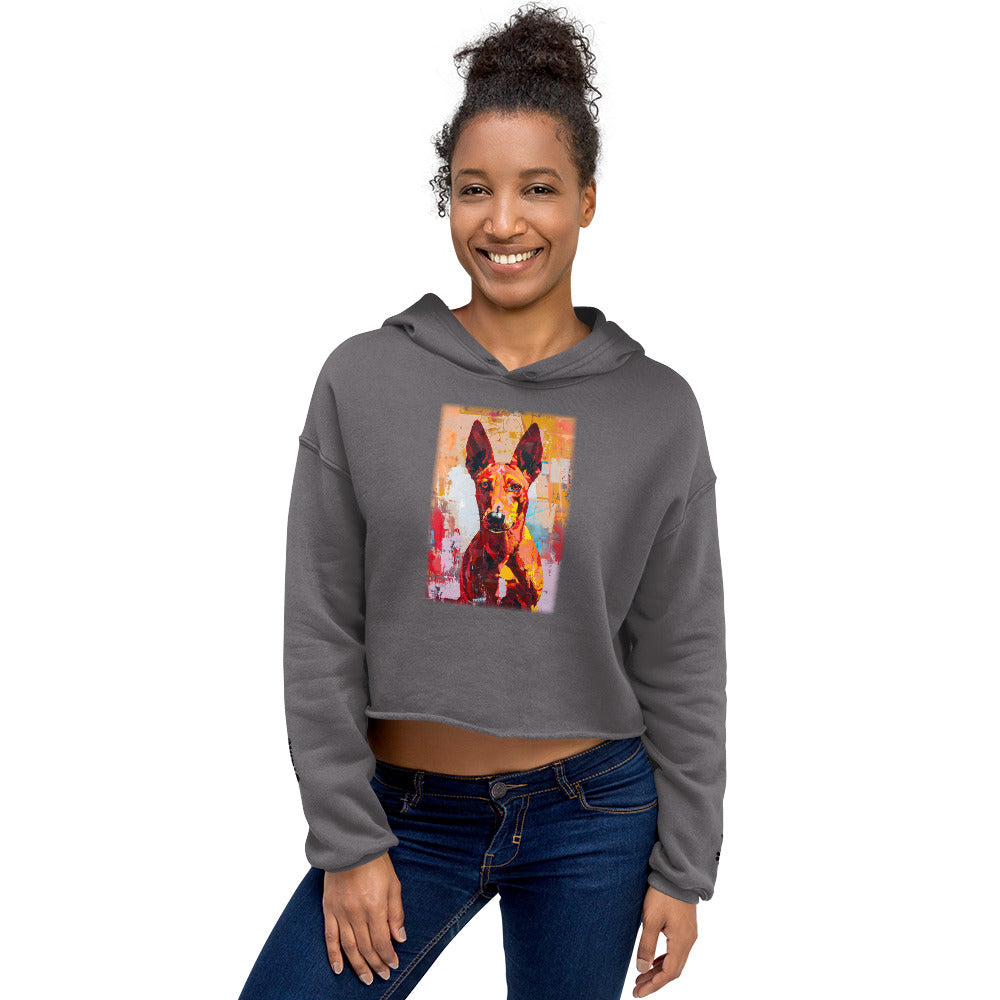 Pharaoh Hound Crop Hoodie