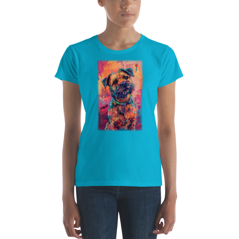 Border Terrier Women's short sleeve t-shirt