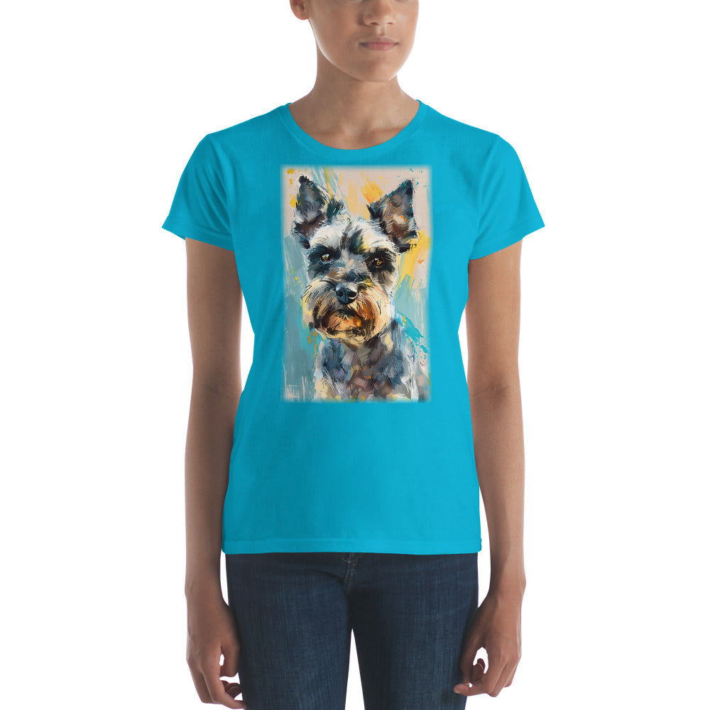 Schnauzer  Women's short sleeve t-shirt