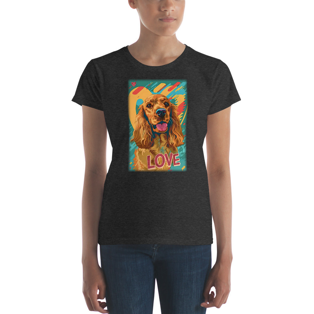 English Cocker Spaniel Women's short sleeve t-shirt