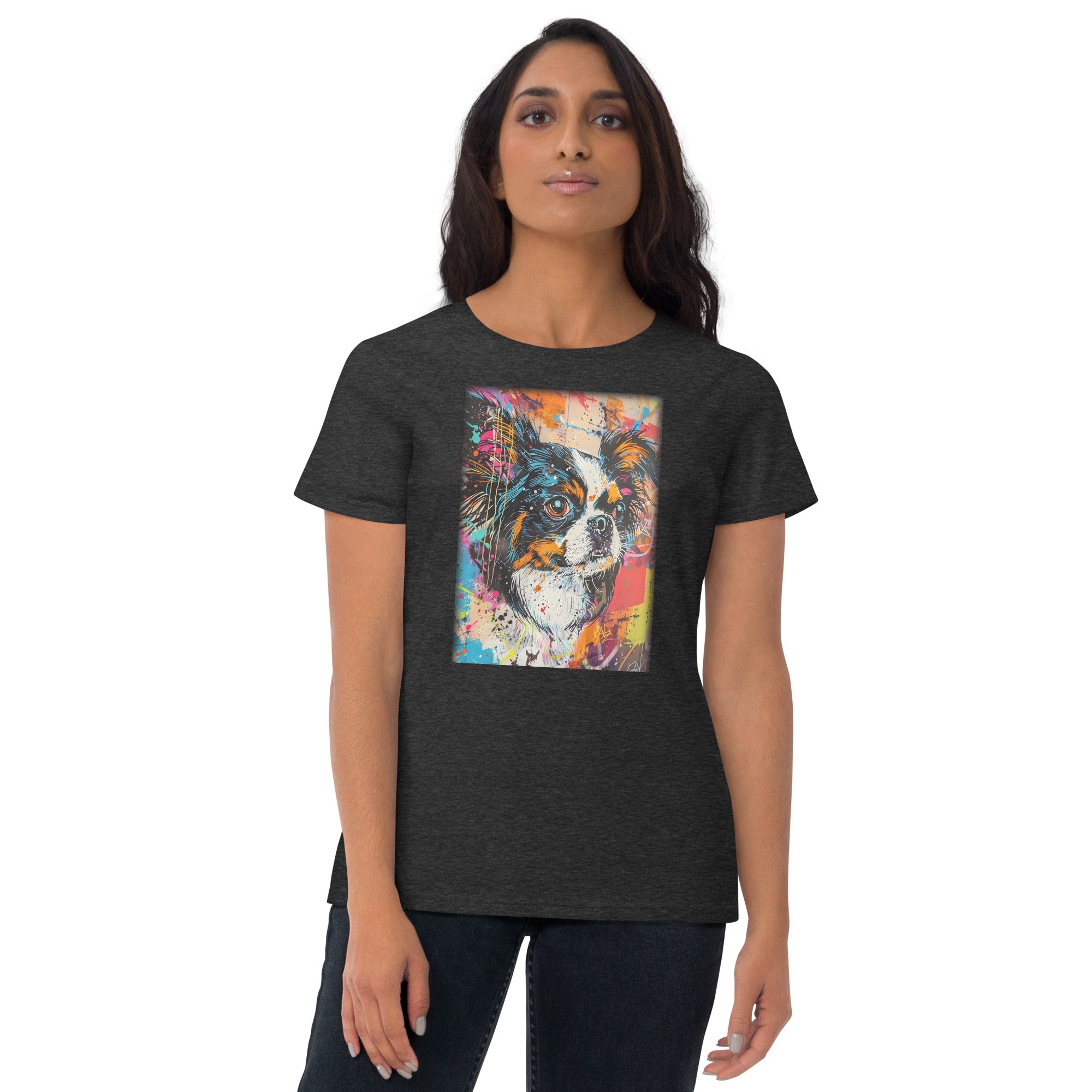 Japanese Chin Women's short sleeve t-shirt