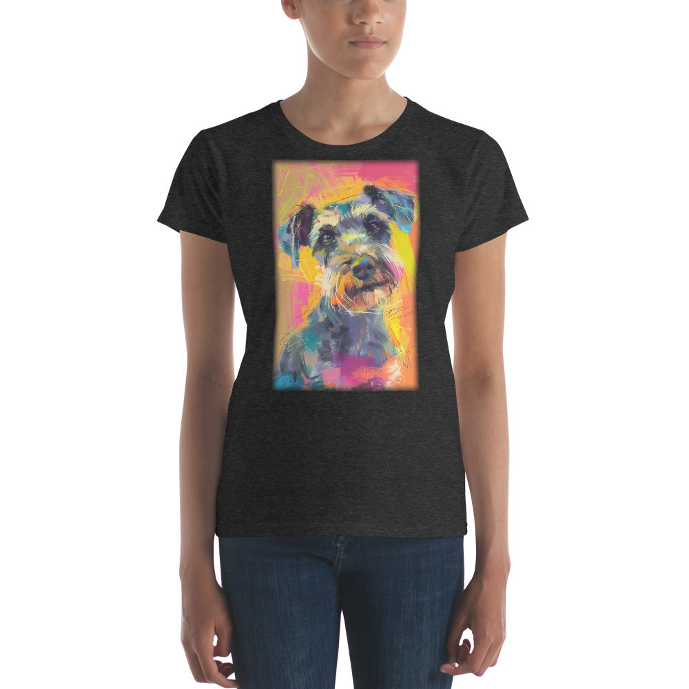 Schnauzer Women's short sleeve t-shirt