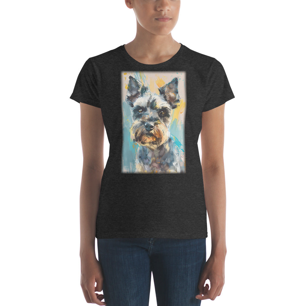 Schnauzer  Women's short sleeve t-shirt